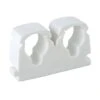 Pipe Clip Talon Double White 22mm Pack Of 50 -Paint Tool Store 100114 29582 pipe clip talon double 22mm 540x540px 1