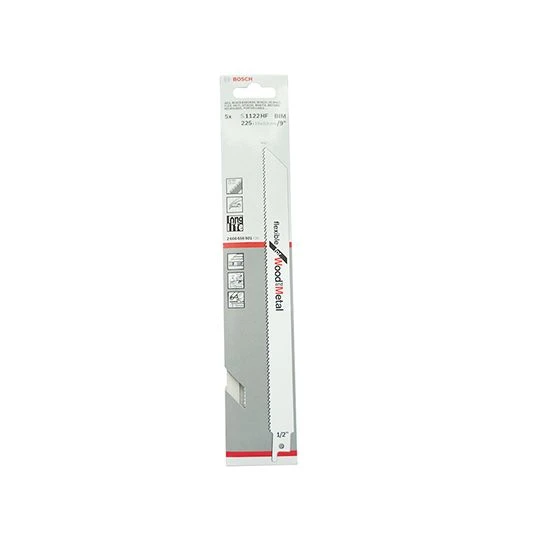 Bosch Reciprocating Saw Sabre Blade 225mm Pack Of 5