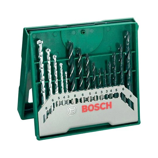 Bosch X-Line Mini Mixed Drill Bit Set 15 Pieces