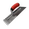 Trade Notched Square Trowel Soft Grip 10mm Teeth 11in X 4.5in -Paint Tool Store 101891 34325 trade notched square trowel sg 11x4 5in 280x114mm 10mm tth 540x540px 1