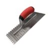 Trade Notched Square Trowel Soft Grip 7mm Teeth 11in X 4.5in