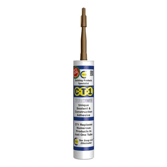CT1 Unique Sealant & Construction Adhesive Brown 290ml 3 CT1 Unique Sealant & Construction Adhesive Brown 290ml