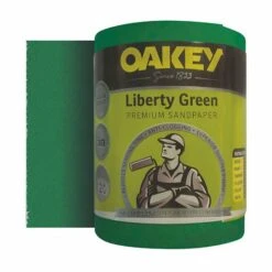 Oakey Liberty Green Sanding Roll 120G 115mm X 5m