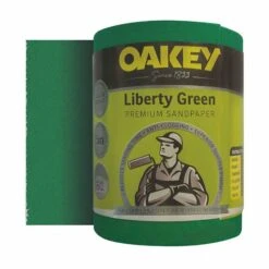 Oakey Liberty Green Sanding Roll 80G 115mm X 5m