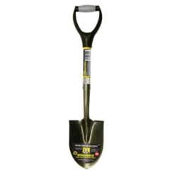 Roughneck Micro Shovel Round Point Fibreglass Handle 27in