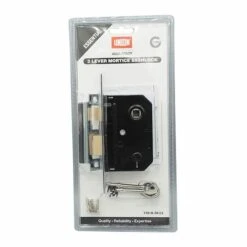 Union Mortice Sashlock 3 Lever Essentials Chrome 2.5in