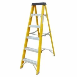 LFI Fibreglass Steps Swingback Heavy Duty 6 Tread