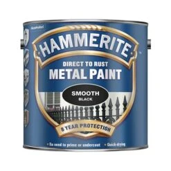 Hammerite Metal Paint Smooth Finish Black 2.5L -Paint Tool Store 103873 234 hammerite metal paint smooth finish black 2 5ltr 540x540px 1