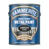 Hammerite Metal Paint Smooth Finish Black 2.5L -Paint Tool Store 103873 235 hammerite metal paint smooth finish black 5ltr
