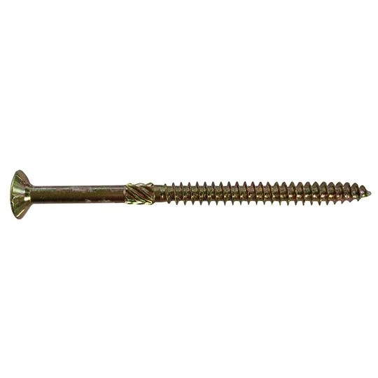 Spearhead Fast Action Wood Screw Yellow Zinc M4x80mm Box 200 3 Spearhead Fast Action Wood Screw Yellow Zinc M4x80mm Box 200