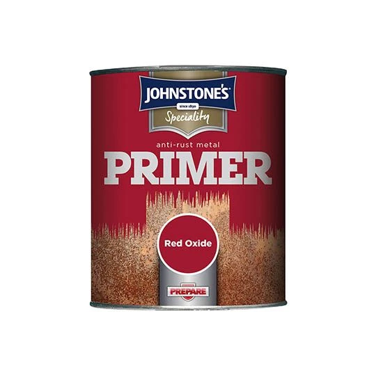 Johnstones Speciality Metal Primer Anti Rust Paint Red Oxide 750ml - Image 2