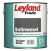 Leyland Trade Satinwood Paint Brilliant White 5L -Paint Tool Store 104227 8142 leyland satinwood brilliant white 2.5ltr