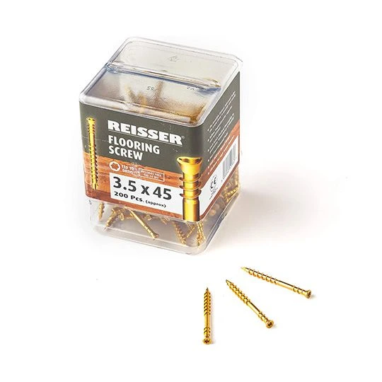 Reisser Flooring Screws Bit 3.5x45mm Box Of 200 3 Reisser Flooring Screws Bit 3.5x45mm Box Of 200