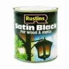Rustins Quick Dry Satin Black Wood & Metal Paint 1L -Paint Tool Store 105711 1768 rustins black satin quick dry paint 1l 540x540px 1