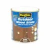 Rustins Quick Dry Outdoor Wood Stain Satin Walnut 500ml