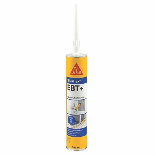 Sika Sikaflex EBT Flexible Adhesive & Sealant White 300ml 3 Sika Sikaflex EBT Flexible Adhesive & Sealant White 300ml