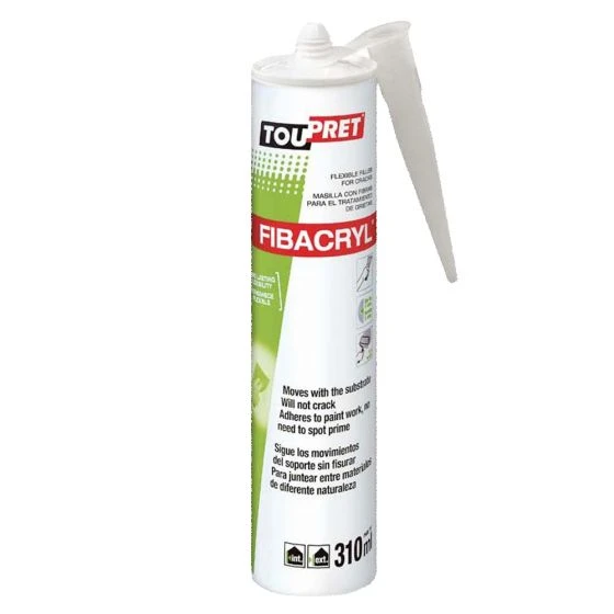 Toupret Fibacryl Flexible Filler White 310ml 3 Toupret Fibacryl Flexible Filler White 310ml