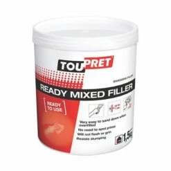 Toupret Ready Mixed All Purpose Filler White 1.5kg -Paint Tool Store 106569 36287 toupret ready mixed filler red int 1 5kg 540x540px 1