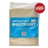 Seagull Cotton Twill Dustsheet 12ft X 12ft -Paint Tool Store 106580 cotton dustsheet 12x12