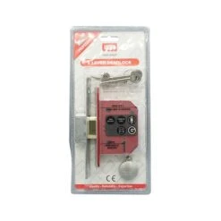 Union Mortice Deadlock 5 Lever Stainless Steel 2.5in