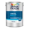 Dulux Trade Vinyl Matt Emulsion Paint White 5L -Paint Tool Store 12383 can