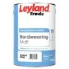 Leyland Trade Hardwearing Matt Paint Brilliant White 5L -Paint Tool Store 200014 45492 leyland trade 5ltr hardwearing brilliant white