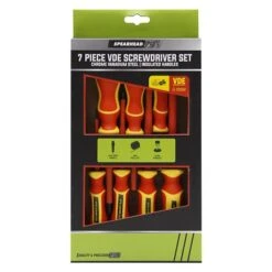 Spearhead VDE Insulated Screwdriver Set 7 Pieces -Paint Tool Store 200070 44490 spearhead pro vde insulated screwdriver set 540x540px 1