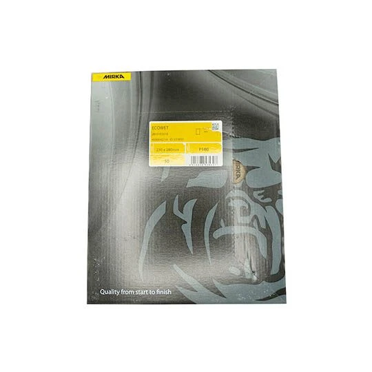 Mirka Ecowet Wet & Dry Sandpaper Sheet 180G Pack Of 50