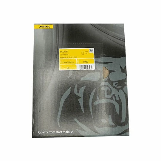 Mirka Ecowet Wet & Dry Sandpaper Sheet 280G Pack Of 50 3 Mirka Ecowet Wet & Dry Sandpaper Sheet 280G Pack Of 50