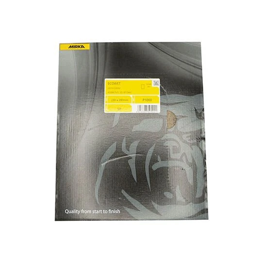 Mirka Ecowet Wet & Dry Sandpaper Sheet 1000G Pack Of 50