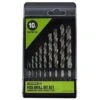 Spearhead HSS Drill Bit Set 1-10mm 10 Pieces