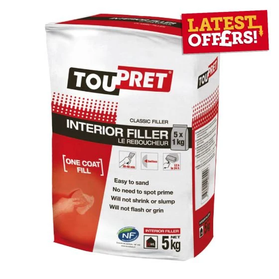 Toupret Interior Fine Filler 5kg 3 Toupret Interior Fine Filler 5kg