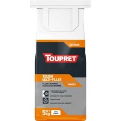 Toupret Fibarex Quick Set Exterior Filler White 5kg -Paint Tool Store 39280