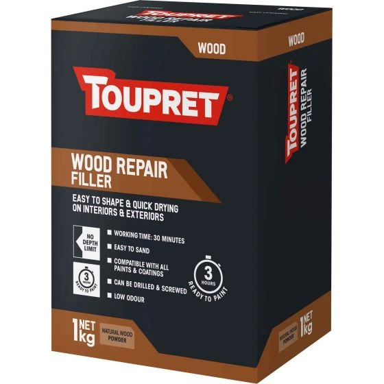 Toupret Wood Repair Fast Drying Wood Filler Beige 1kg 6 Toupret Wood Repair Fast Drying Wood Filler Beige 1kg - Image 4