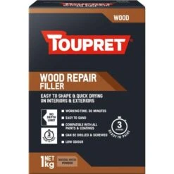 Toupret Wood Repair Fast Drying Wood Filler Beige 1kg 8 Toupret Wood Repair Fast Drying Wood Filler Beige 1kg -Paint Tool Store 42435