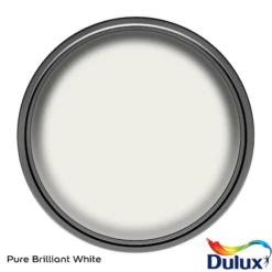 Dulux Trade High Gloss Paint Pure Brilliant White 1L -Paint Tool Store 5010212000335 top shot