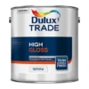 Dulux Trade High Gloss Paint White 2.5L 1 Dulux Trade High Gloss Paint White 2.5L -Paint Tool Store 5010212101841 can