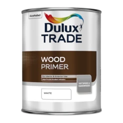 Dulux Trade Wood Primer White 1L