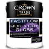 Crown Trade Fast Flow Quick Dry Gloss White 5L 2 Crown Trade Fast Flow Quick Dry Gloss White 5L -Paint Tool Store crown trade fastflow quick dry gloss 5l high res