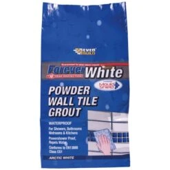 Everbuild Forever White Wall Tile Grout White 1kg