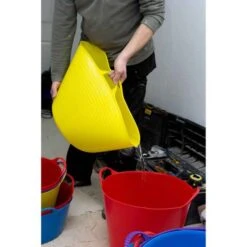 Gorilla Flexible Tub Bucket Yellow 38L -Paint Tool Store gorilla flexible tub bucket yellow 38l 2
