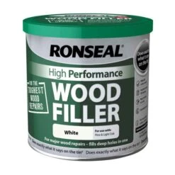 Ronseal High Performance Wood Filler White 550g -Paint Tool Store ronseal high performance wood filler white 550g