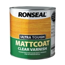 Ronseal Ultra Tough Clear Varnish Matt Coat 2.5L -Paint Tool Store ronseal ultra tough clear varnish matt coat 2.5l