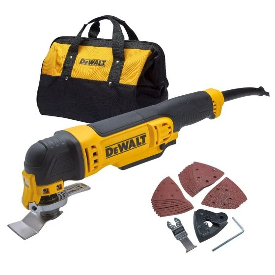 DeWalt Multi Function Tool With Bag & Accesories 240V 3 DeWalt Multi Function Tool With Bag & Accesories 240V